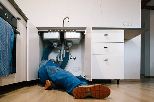 Professional Drain Cleaning technician working in McCordsville, IN